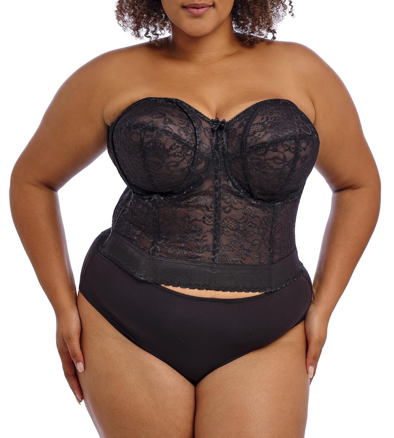 Goddess Women's Lace Bustier Bra Longline — image 3