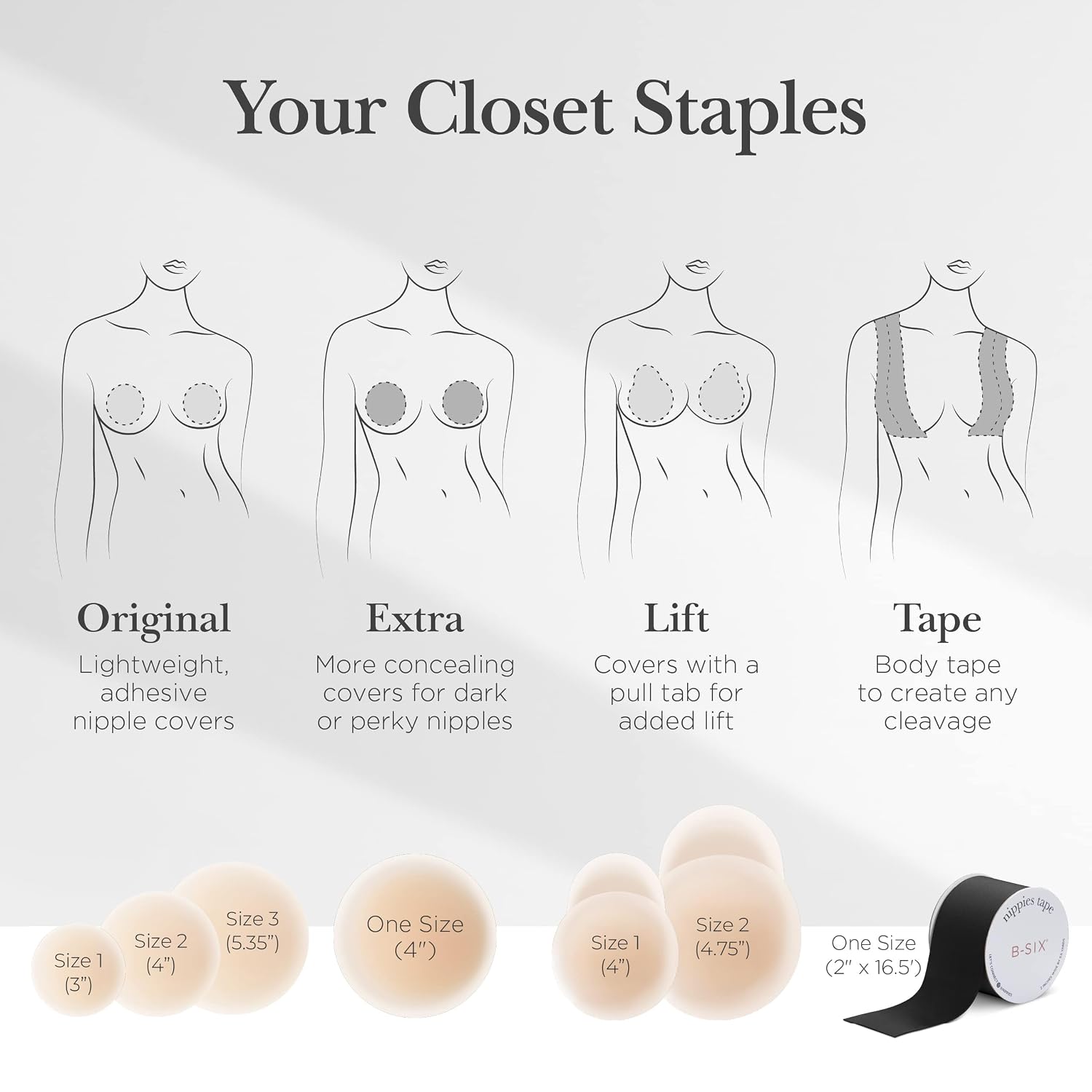 Nippies Reusable Skin Safe Nipple Covers — image 8