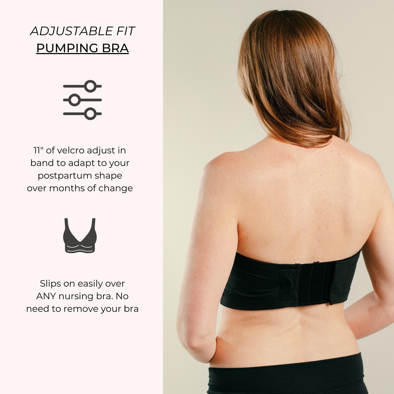 Simple Wishes Hands Free Pumping Bra Comfortable & Adjustable