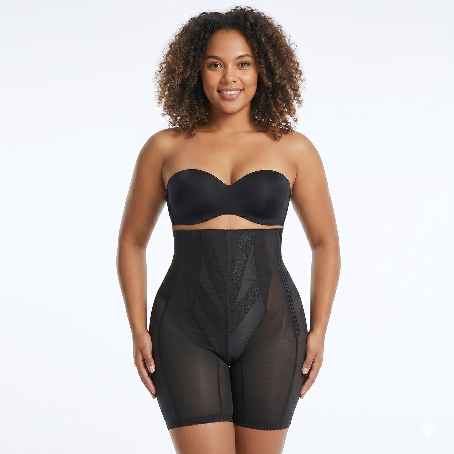 Rago High Waist Long Leg Shaper with Side Zipper — image 6
