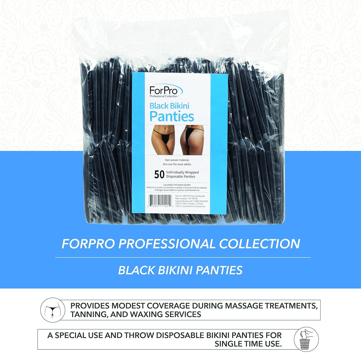 ForPro Disposable Non-Woven Bikini Panties — image 3