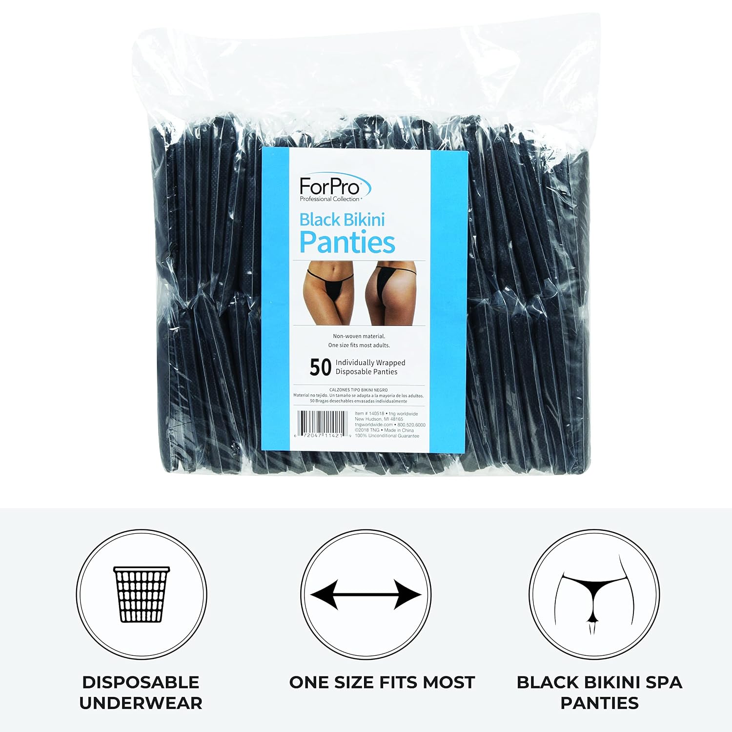 ForPro Disposable Non-Woven Bikini Panties — image 5