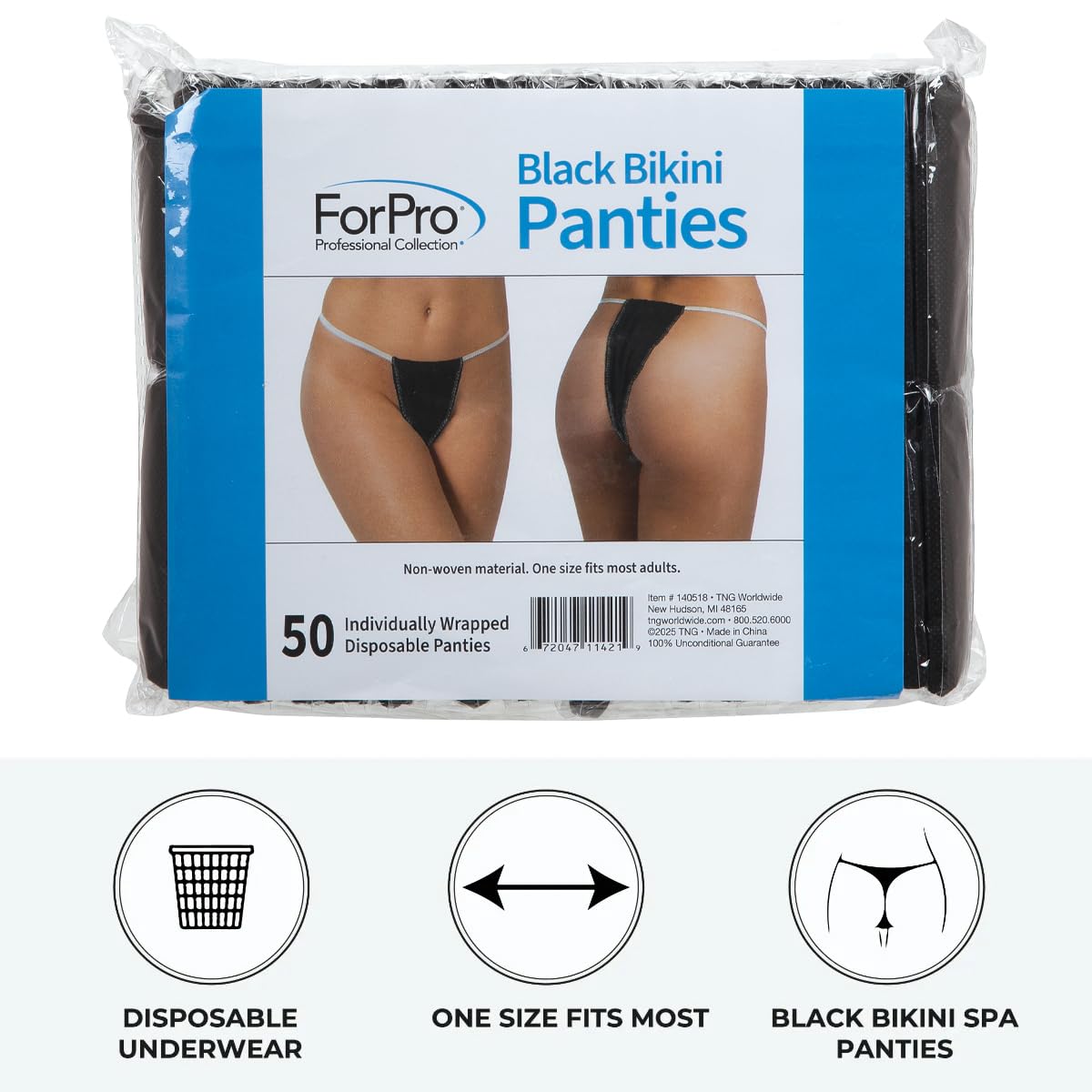 ForPro Disposable Non-Woven Bikini Panties — image 8