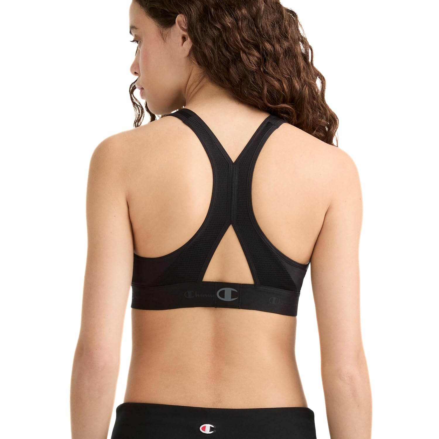 Champion Curvy sports bra, mesh and strap