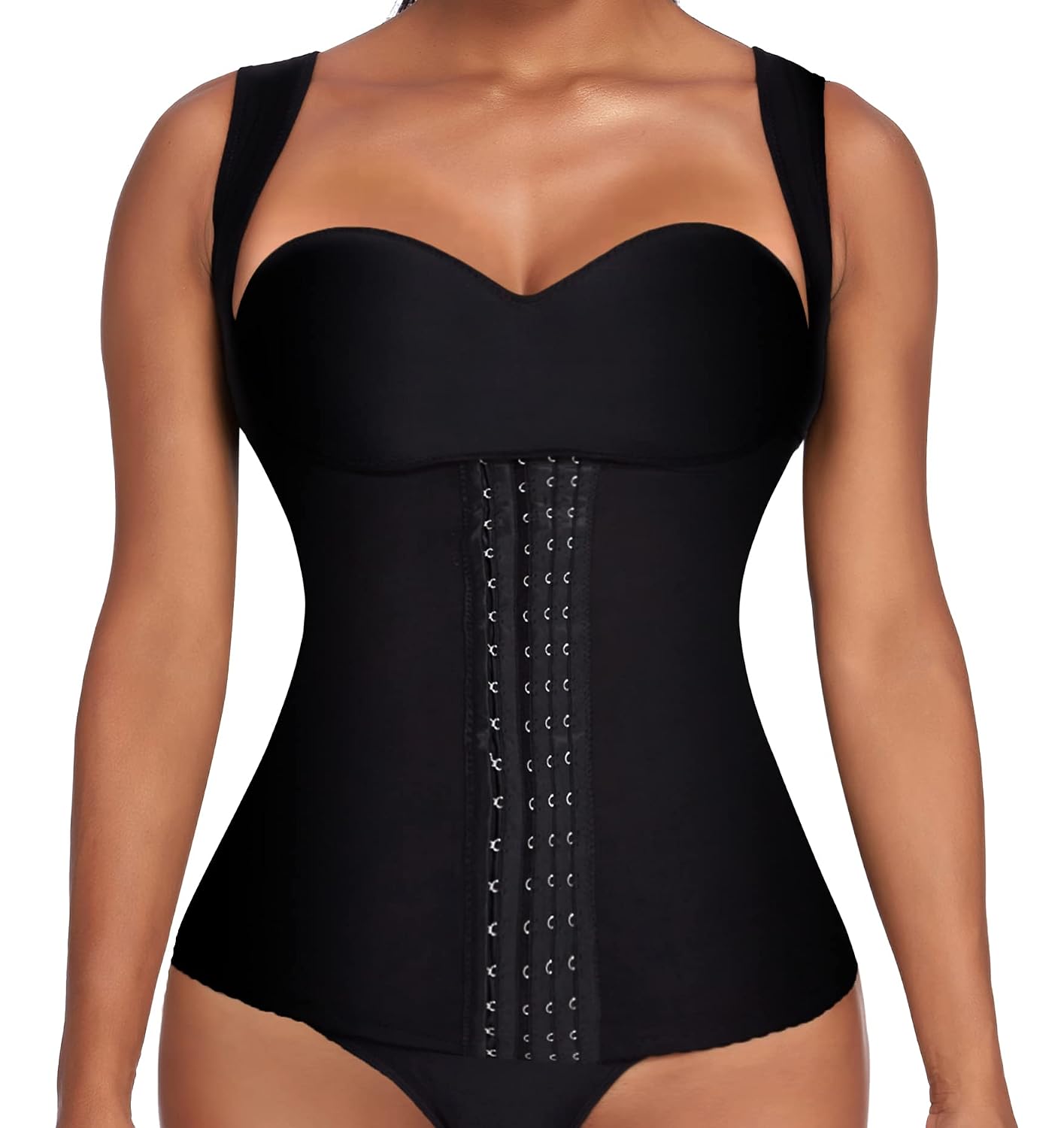 Ekouaer Women's Underbust Steel Boned Corset