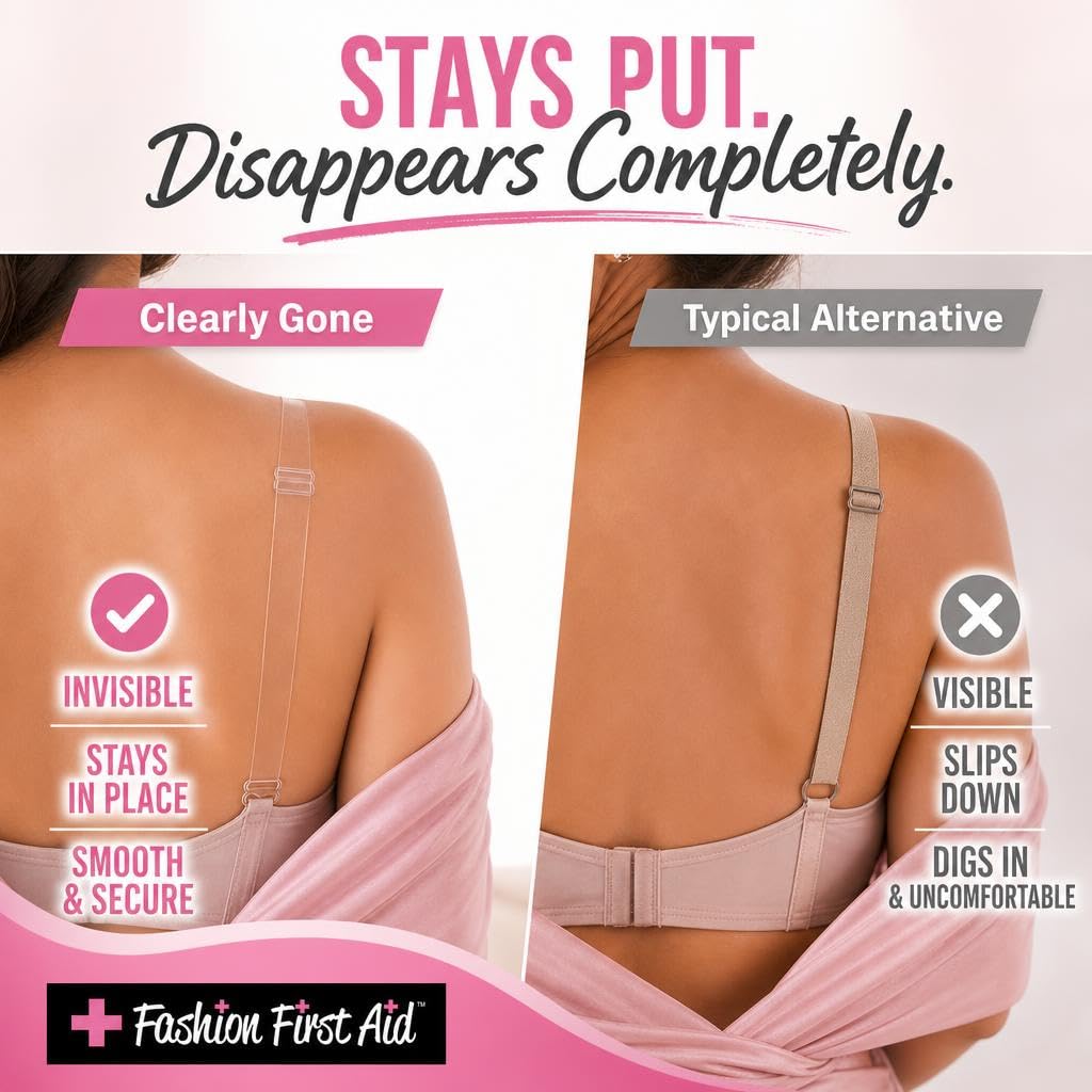 Fashion First Aid Clear Bra Straps — image 4