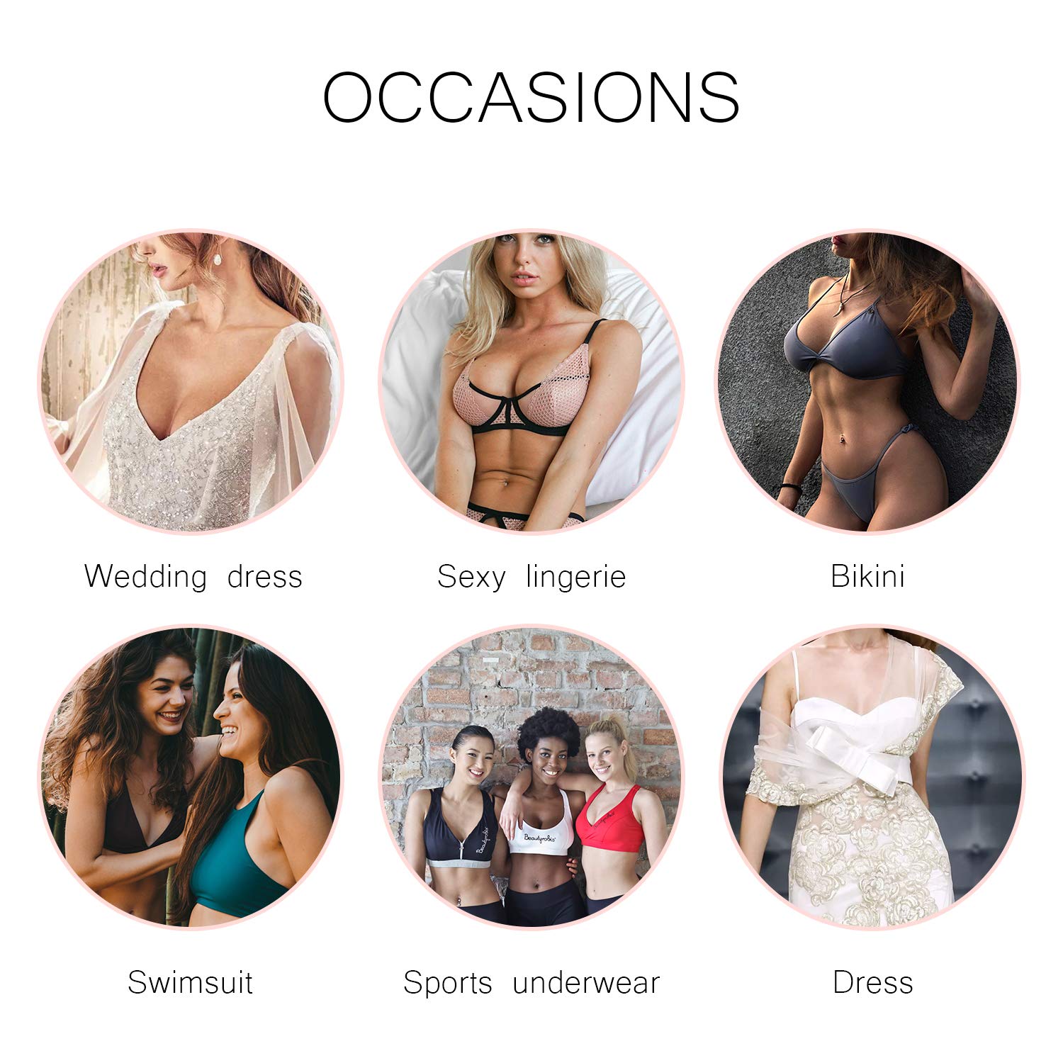 TopBine Removable Padded Bra Inserts — image 7