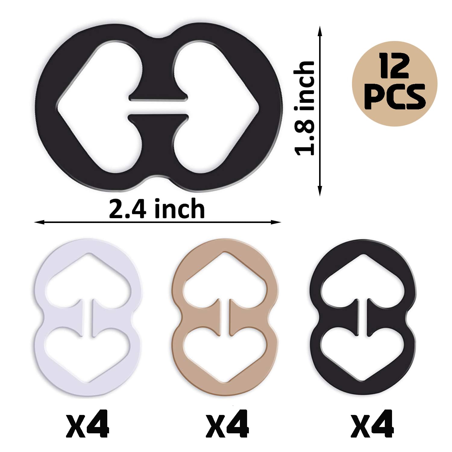 W-Plus Bra Strap Clips for Racerback — image 2