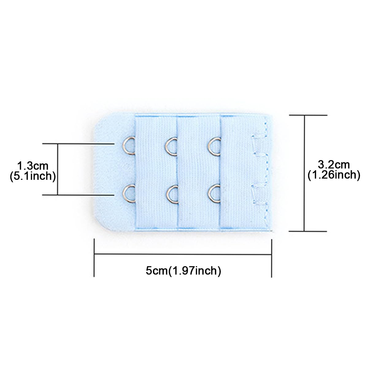 Ewanda Bra Extender with 3 Rows of Hooks — image 7