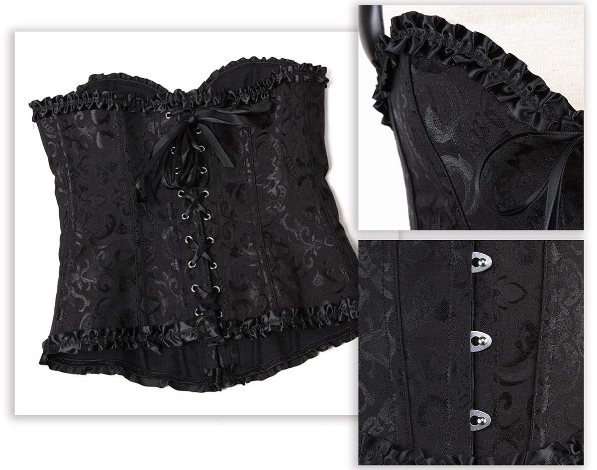 EVAbaby Floral Boned Overbust Corset — image 5