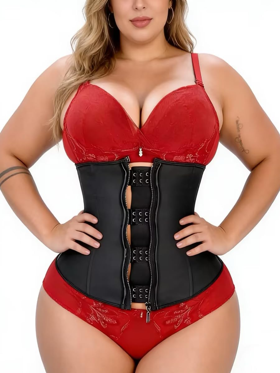 ALINBAIST Latex Waist Trainer with Zipper