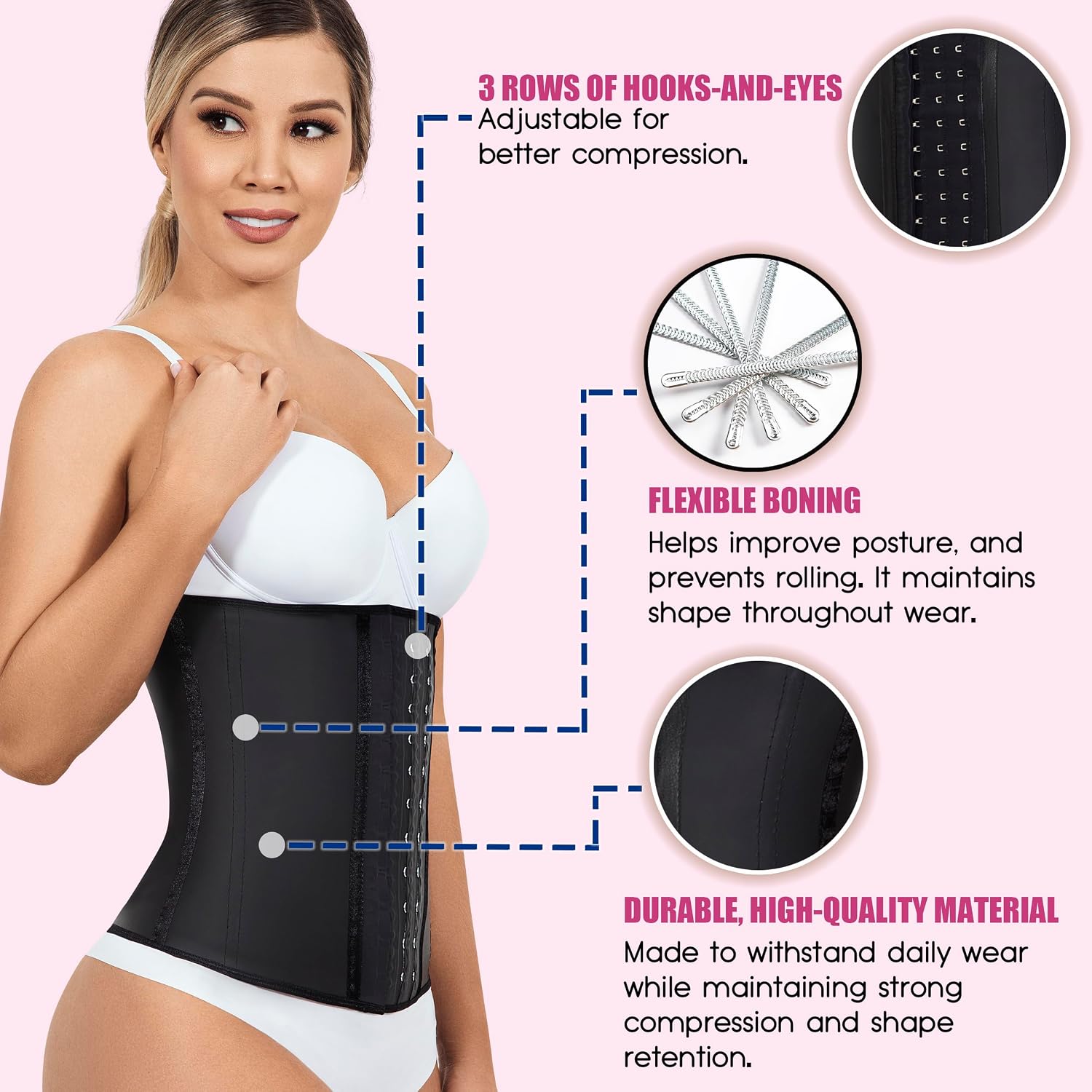 LadySlim by NuvoFit Colombian Premium Waist Trainer — image 3