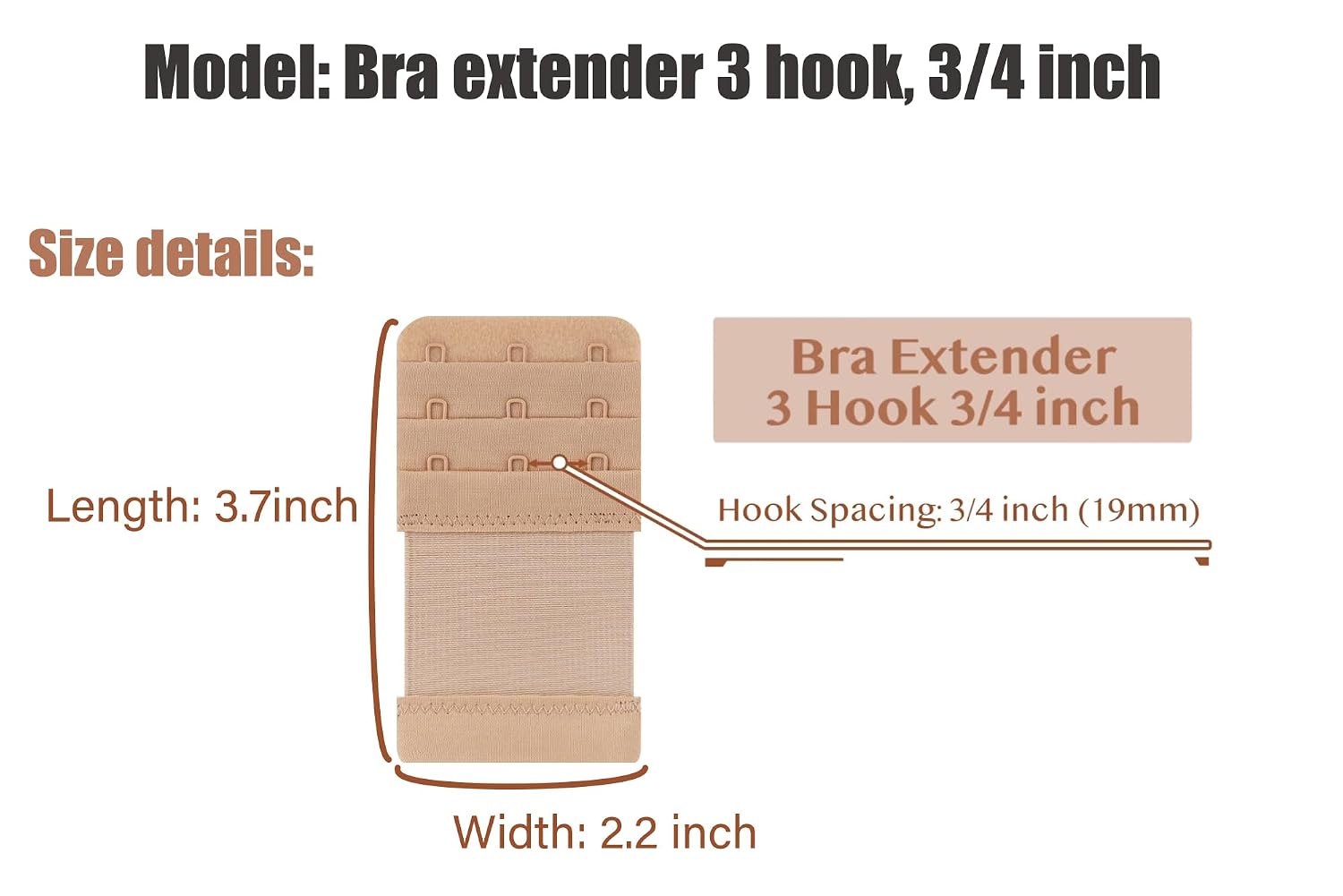 SAMGU Women's Bra Extenders — image 2
