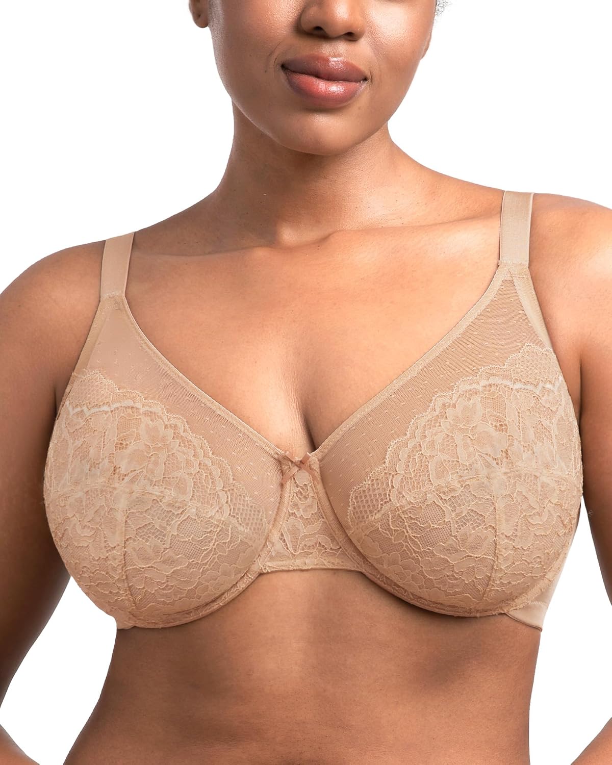 HSIA Women's Enchante Lace Minimizer Underwire Bra — image 9