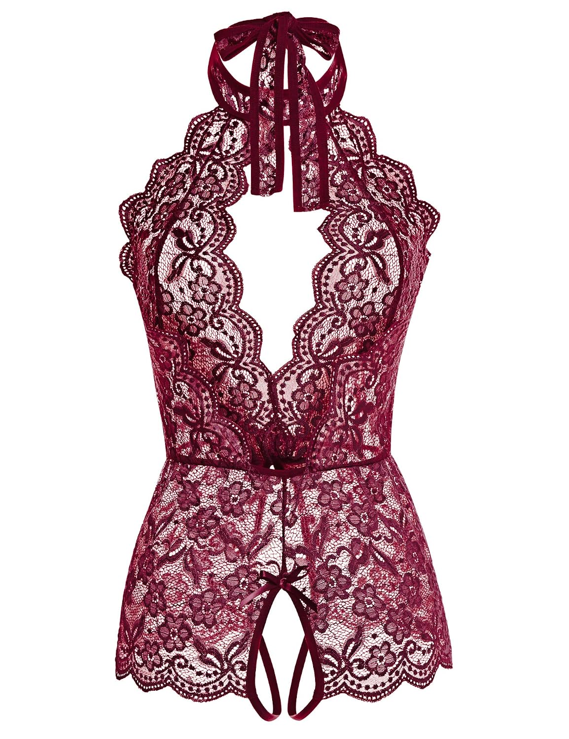 Ababoon Women's Lace Baby Doll Teddy Lingerie — image 3