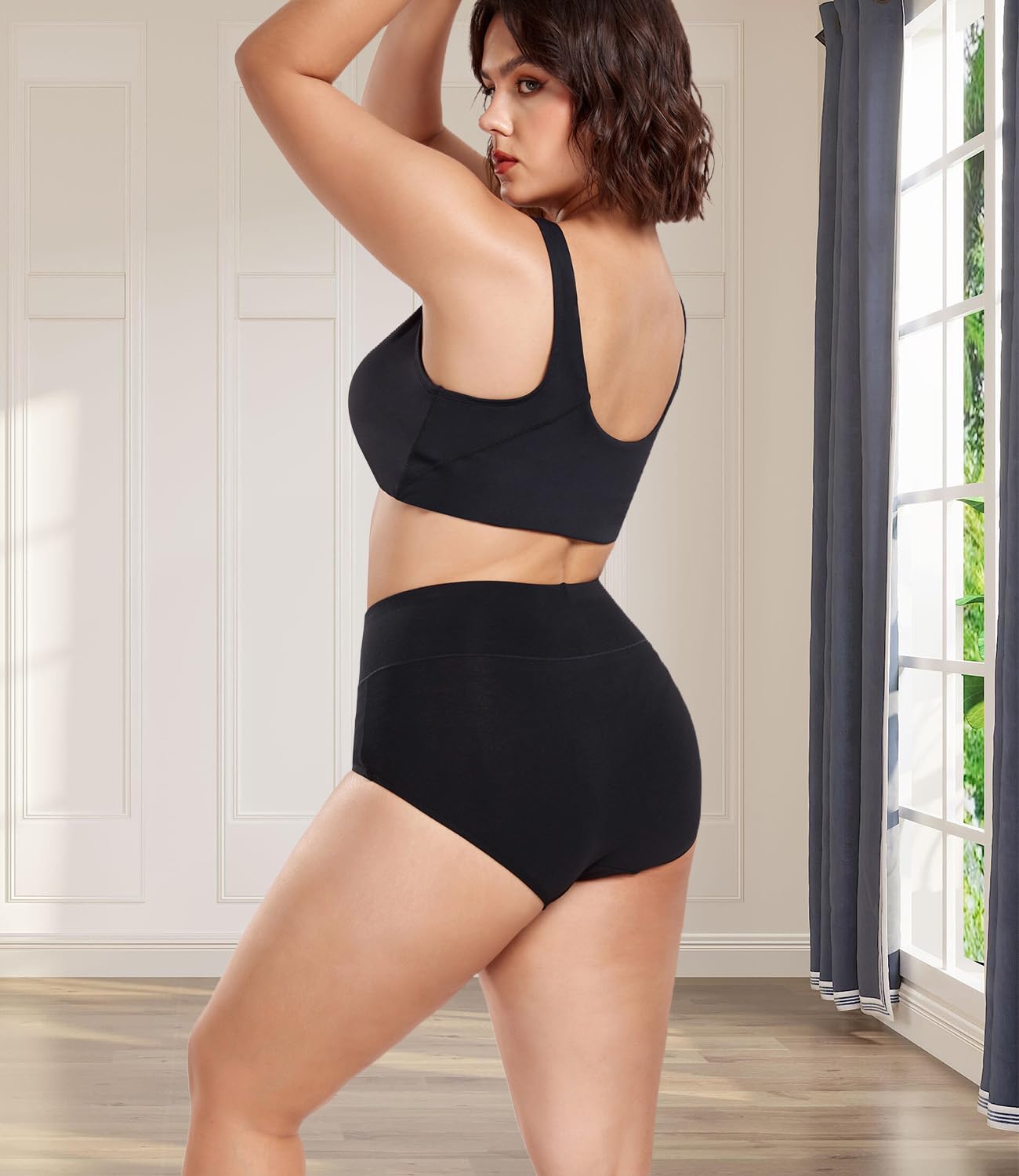 wirarpa High Waisted Cotton Briefs 5 Pack — image 3