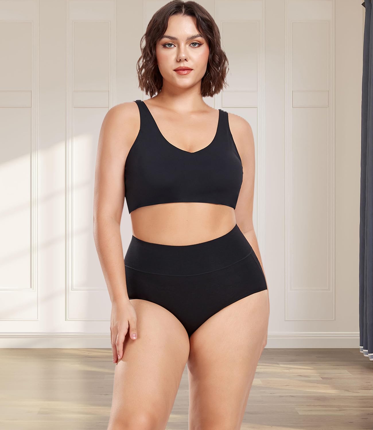 wirarpa High Waisted Cotton Briefs 5 Pack — image 8