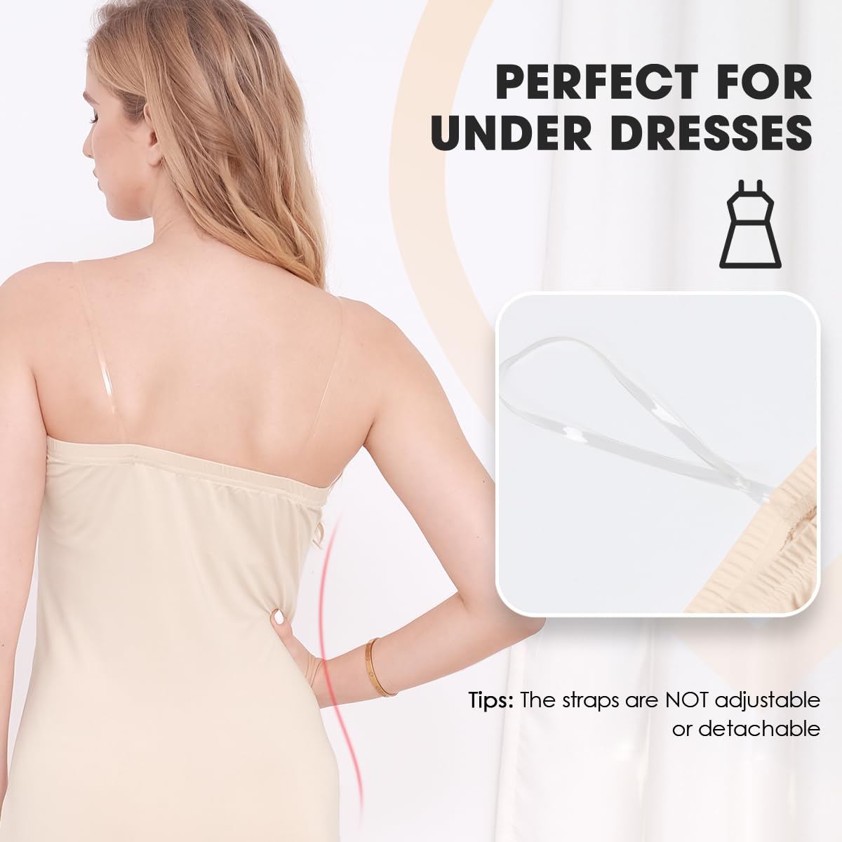 MANCYFIT Strapless Invisible Full Slip — image 2