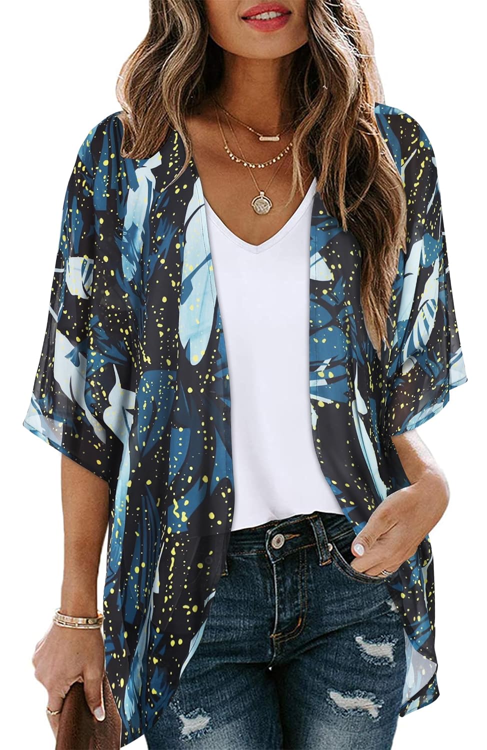 CHICGAL Floral Kimono Cardigan for Women — image 9