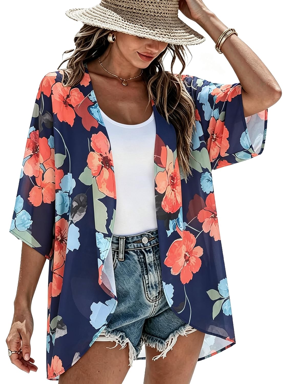 CHICGAL Floral Kimono Cardigan for Women — image 10