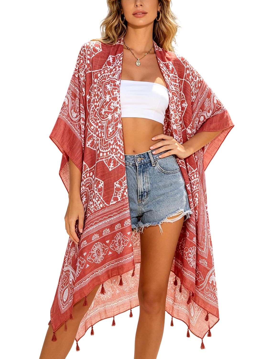 Breezy Lane Women's Swimsuit Coverup Kimono — image 6
