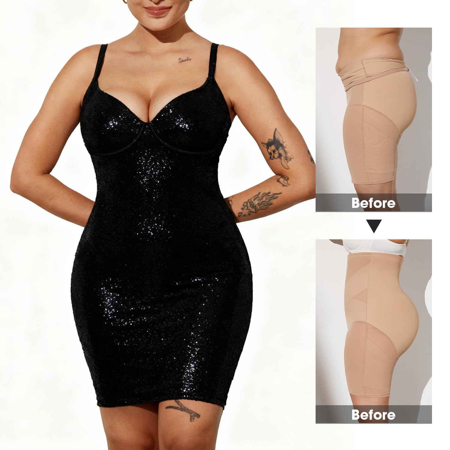 MOVWIN Plus Size Tummy Control Shapewear — image 6