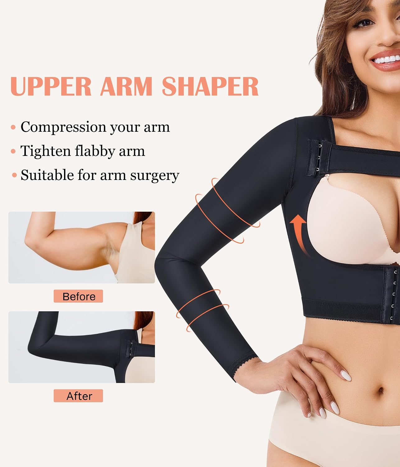 LANCS Post-Surgical Arm Compression Sleeve Shaper — image 2