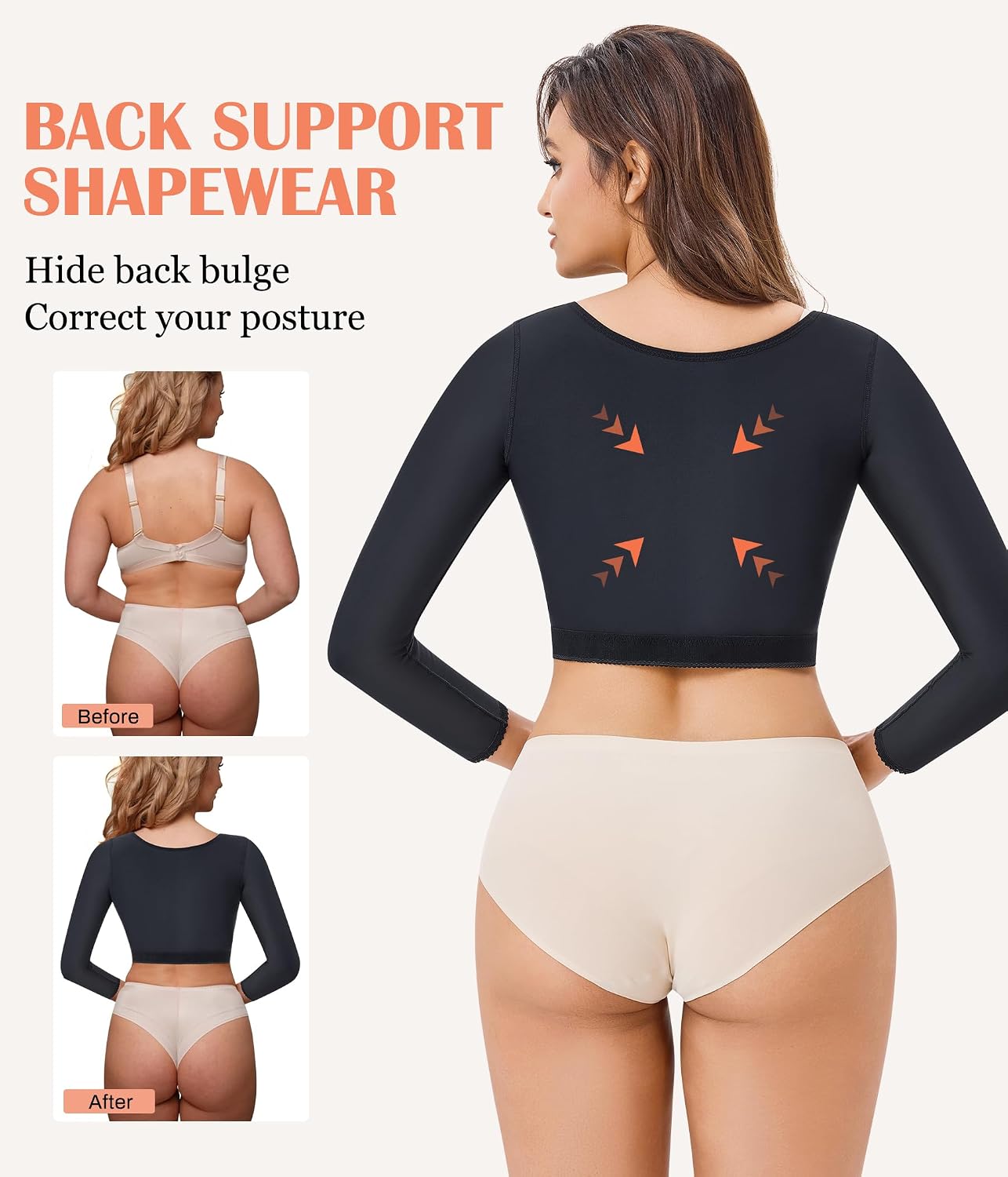LANCS Post-Surgical Arm Compression Sleeve Shaper — image 3