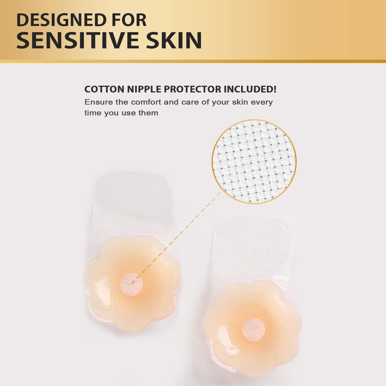Hiramex Silicone Reusable Breast Lift Covers — image 2