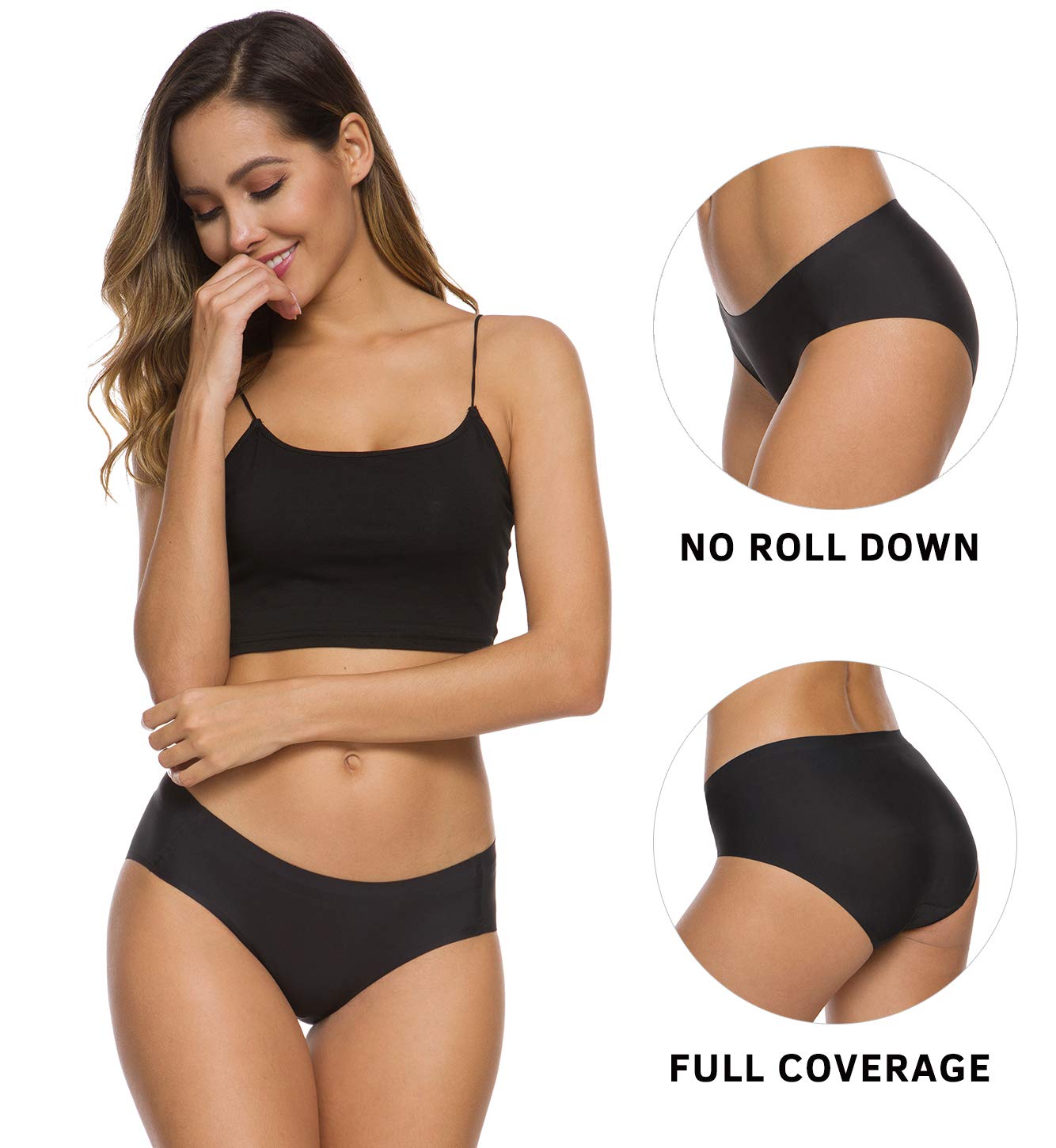 Wealurre Women's Seamless Bikini Panties 5-Pack — image 2
