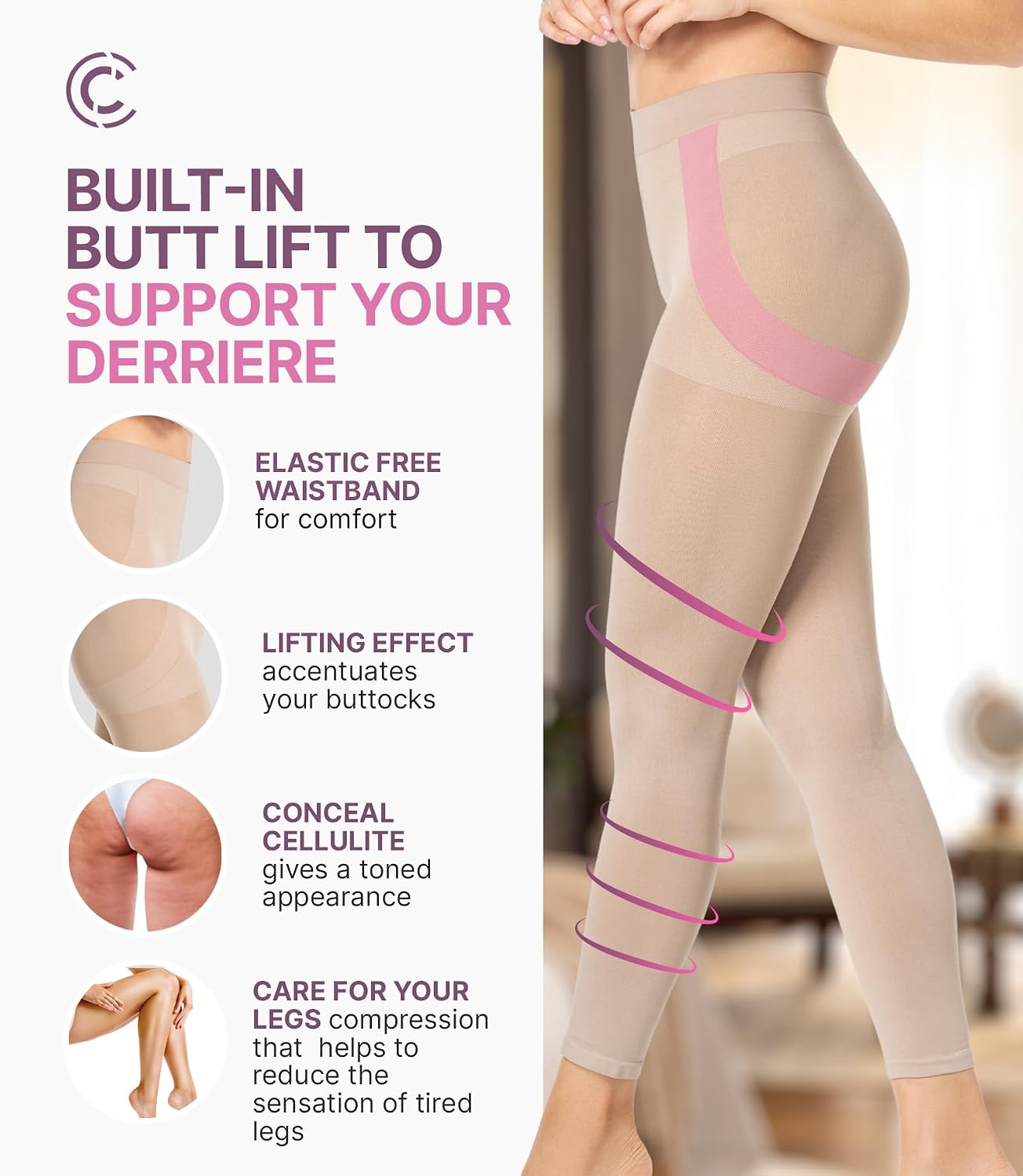 CURVEEZ Mid Waisted Tummy Control Shapewear Briefs — image 6