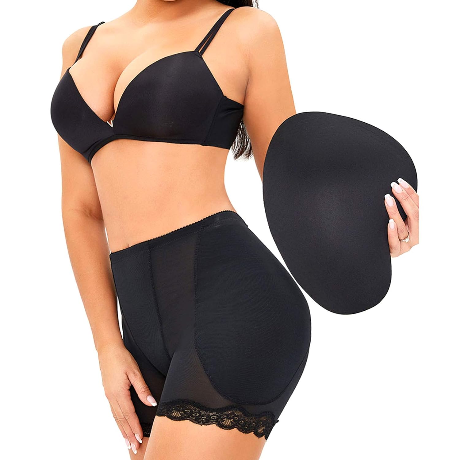ALINBAIST High Waist Butt Lifter Shapewear with Pads