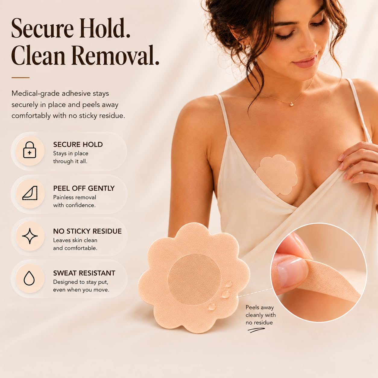 QueenVibes Disposable Nipple Covers No Show Pasties — image 4