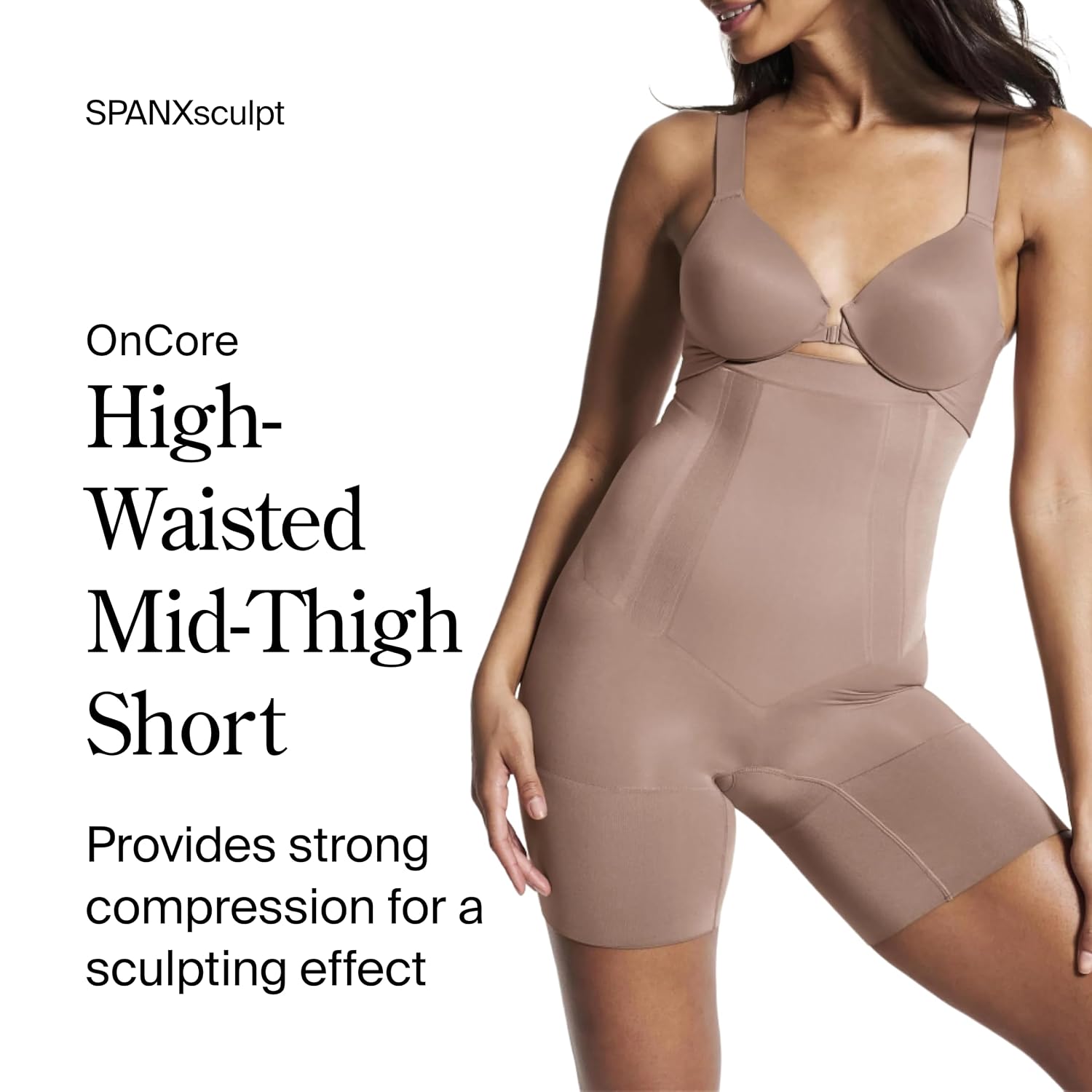 SPANX High-Waisted Mid-Thigh Short Shaper — image 2