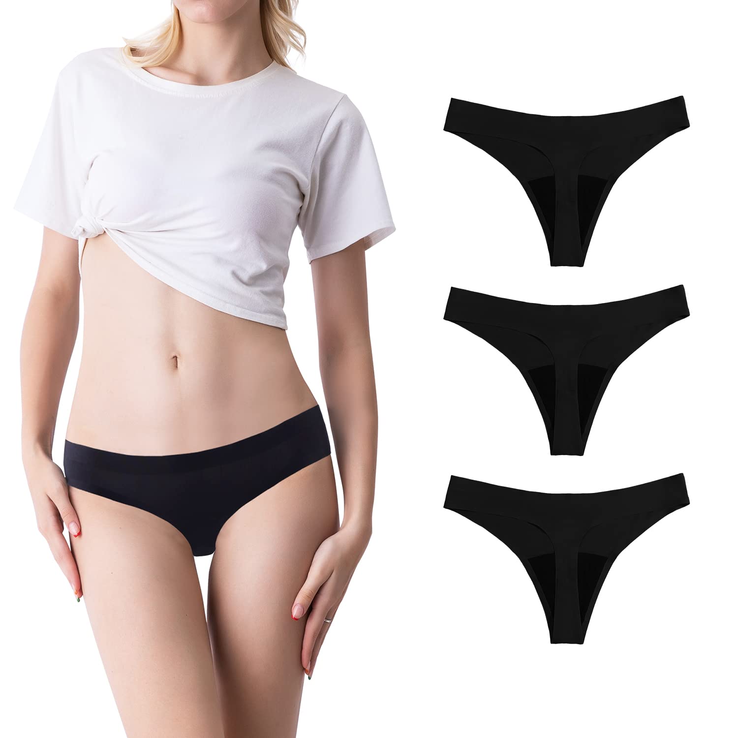 SHARICCA 4-Layer Leakproof Postpartum Thong