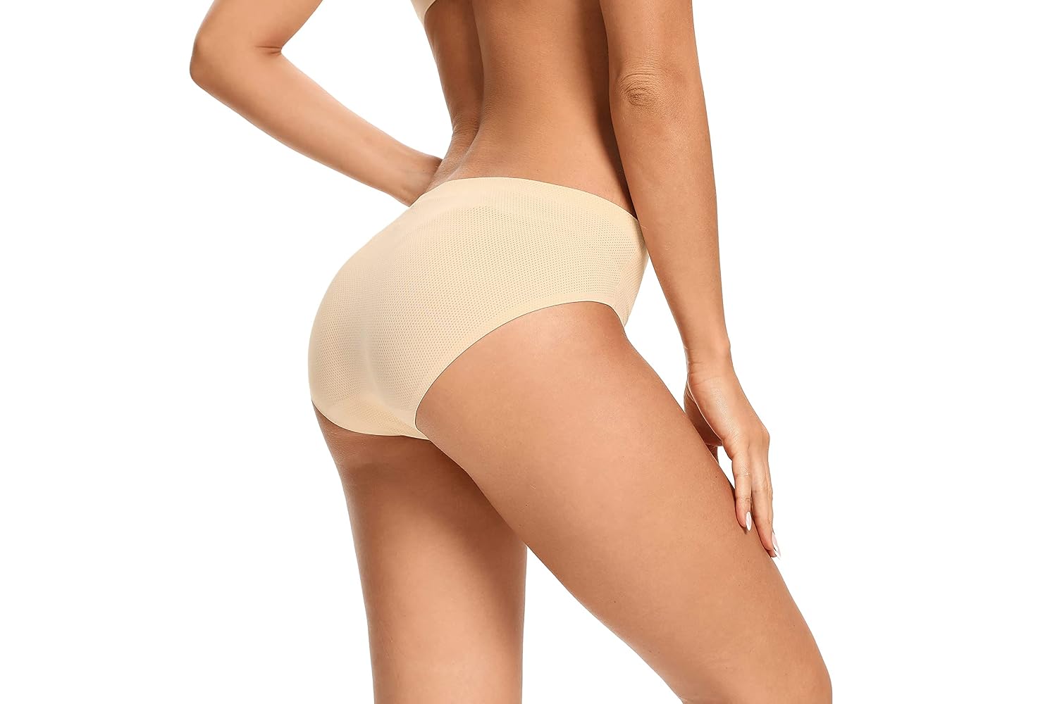voenxe Seamless No Show Bikini Panties 5-Pack — image 3