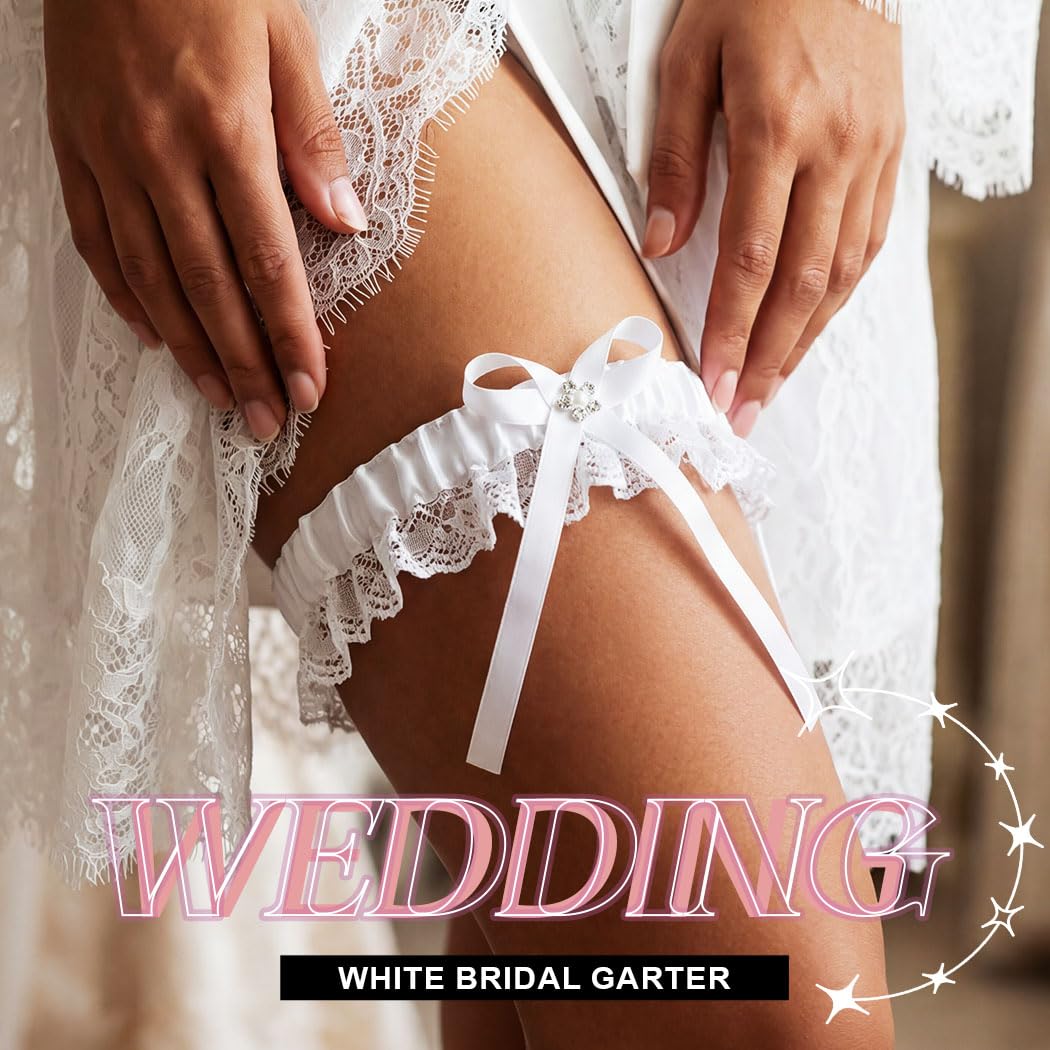 EVAZEN Bridal Lace Wedding Garter for Women — image 7