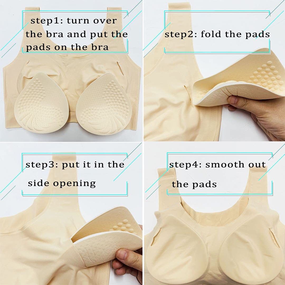PRETTYWELL Latex Bra Pads Inserts — image 5