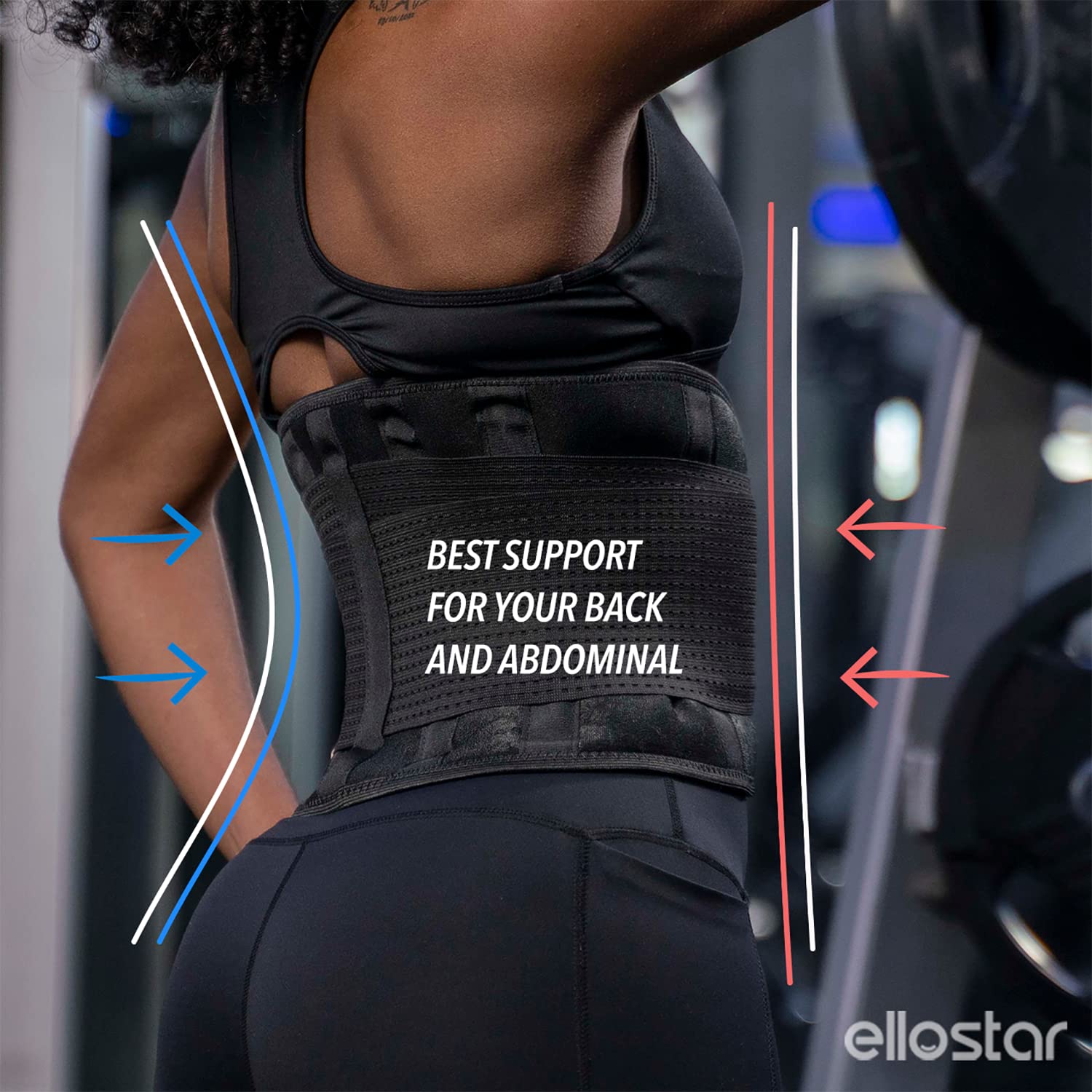 Ellostar Waist Trainer Sweat Band for Women — image 2