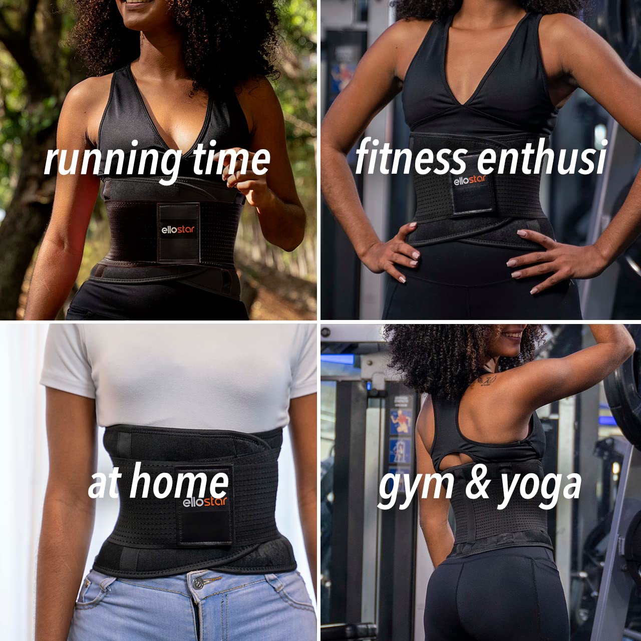 Ellostar Waist Trainer Sweat Band for Women — image 3