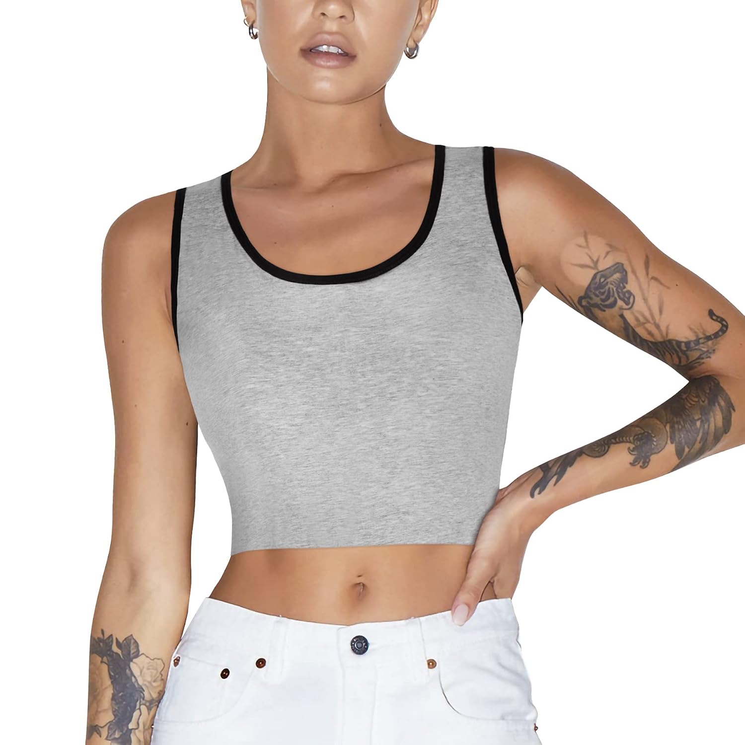 LODAY Elastic Chest Binder Pullover Tank Top — image 9