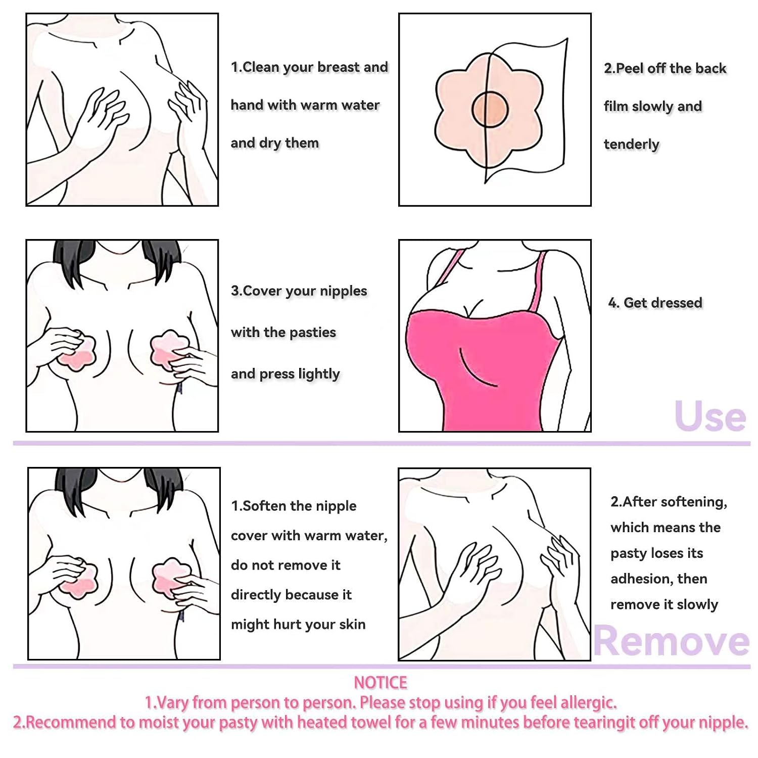 Disposable Nipple Covers for Women — image 5