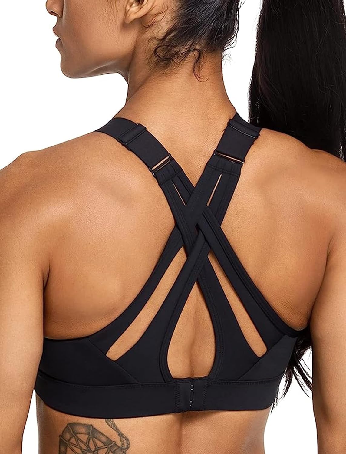 Yvette High Impact Criss Cross Sports Bra