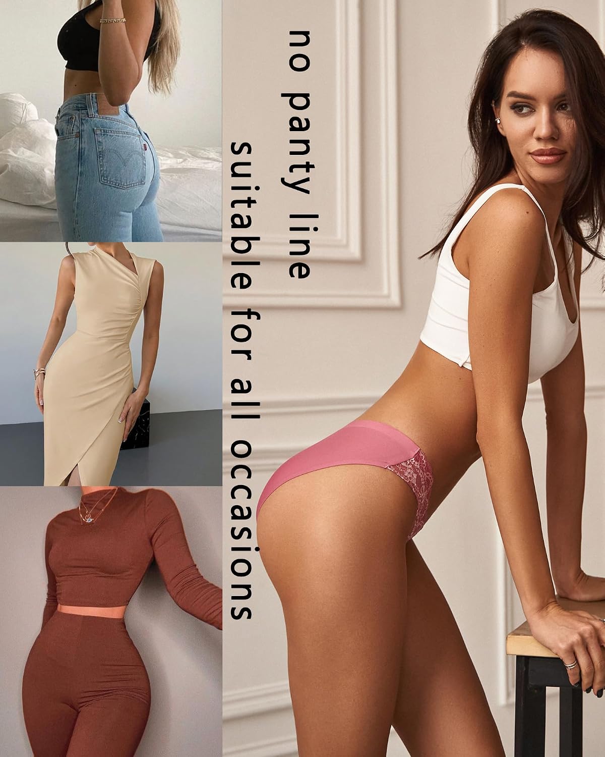 Which Is Seamless Lace Bikini Panties 6 Pack — image 2