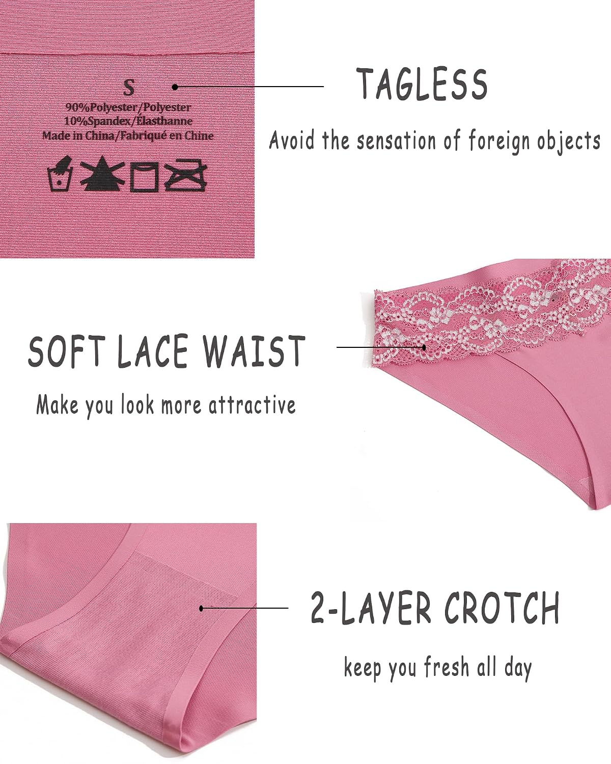 Which Is Seamless Lace Bikini Panties 6 Pack — image 5