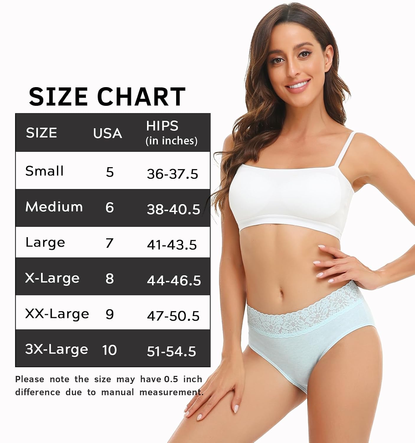 RHYFF Cotton Lace Bikini Panties 5-Pack — image 6