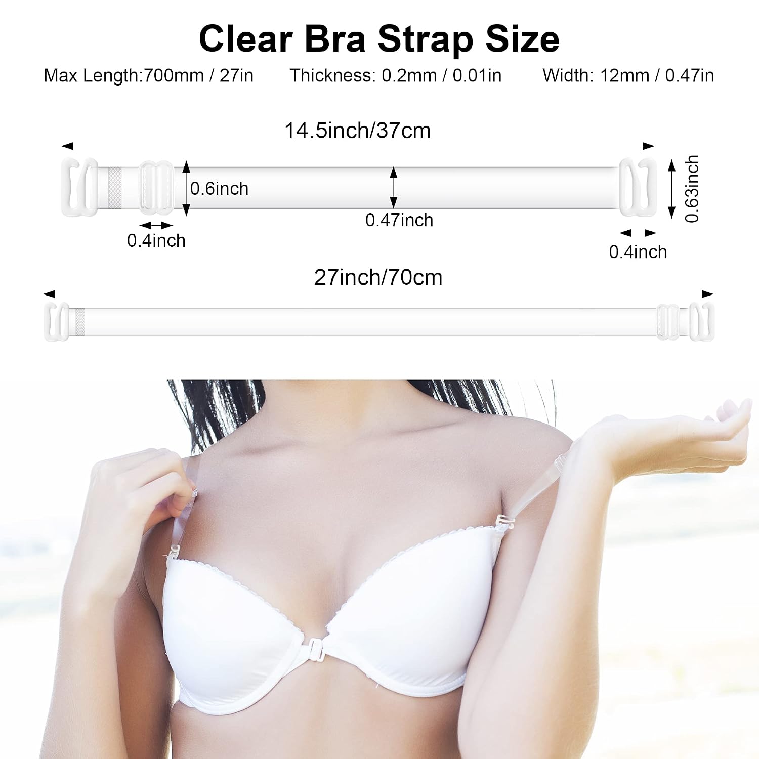 PHLSTYLE Invisible Non-Slip Bra Straps — image 2