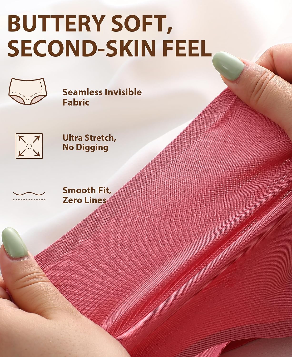 Knowyou Seamless Bikini Panties 6-Pack — image 5