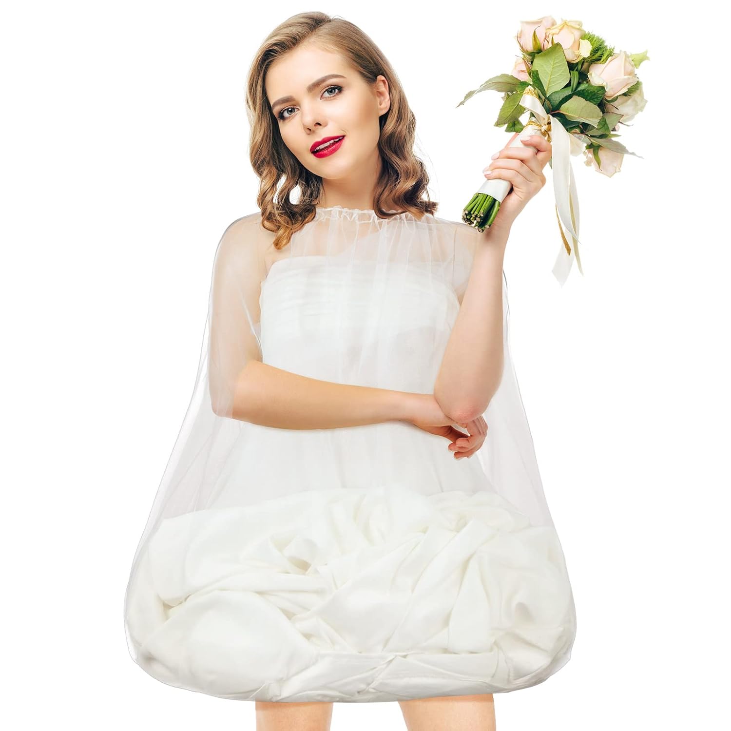 JenPen Bridal Underskirt with Drawstring Waist
