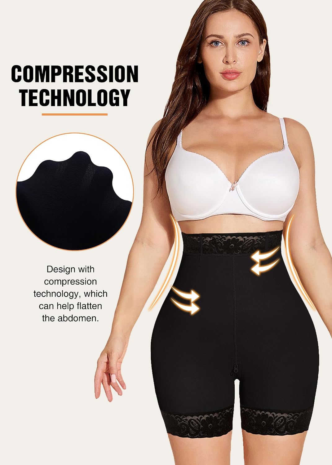 SHAPSHE High Waist Tummy Control Shapewear Shorts — image 3